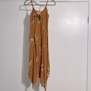 Button down floral dress